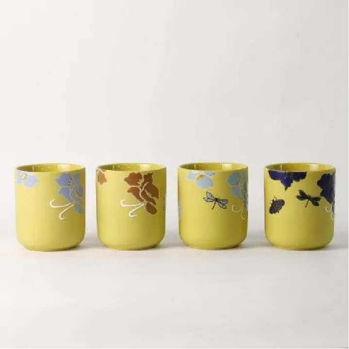 Floral Whisper håndmalt kunstlysestake