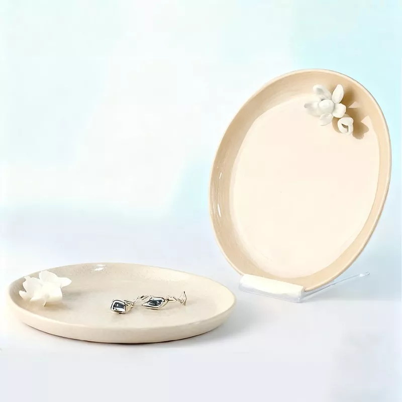 Minimalistisk Insta keramisk smykkefat