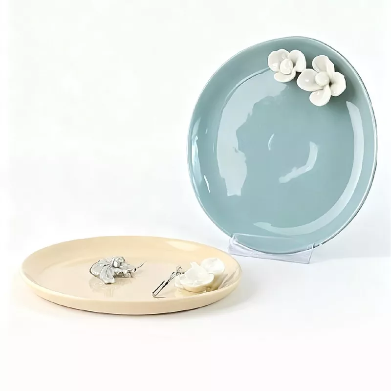 Minimalistisk Insta keramisk smykkefat